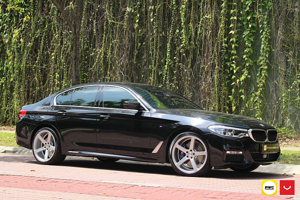 Фото дисков Vossen CV3 Серебро на BMW 5/M5 (G30/F90)