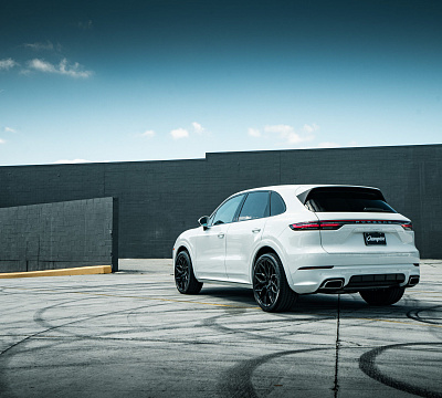 Фото дисков Vossen HF-2 на Porsche Cayenne III