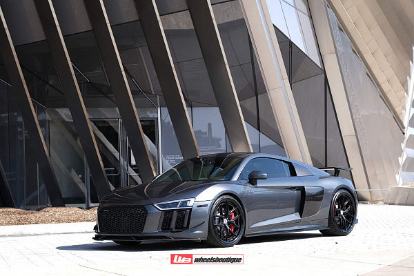 Фото дисков HRE S101SC Черный сатин на Audi R8 (4S)