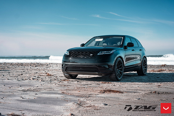 Фото дисков Vossen HF-2 Черный сатин на Land Rover Range Rover Velar