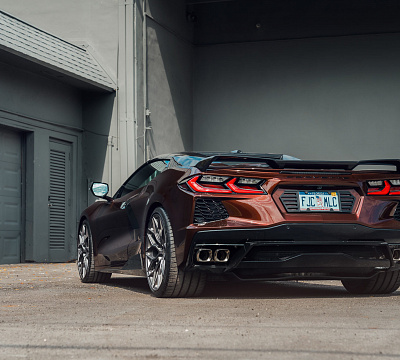 Фото дисков Vossen HF-2 на Chevrolet Corvette C8