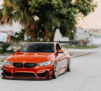 Фото дисков Brixton Forged PF5 на BMW 4/M4 (F32/F82)