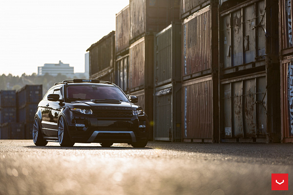 Фото дисков Vossen CVT Серебро на Land Rover Range Rover Evoque I