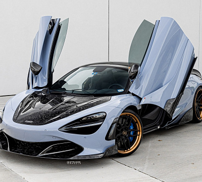 Фото дисков Strasse Wheels SV4 Deep Concave FS на McLaren 720S