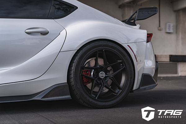Фото дисков HRE FF11 Черный сатин на Toyota Supra A90