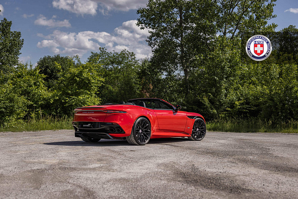 Фото дисков HRE P200 Черный сатин на Aston Martin DBS 3