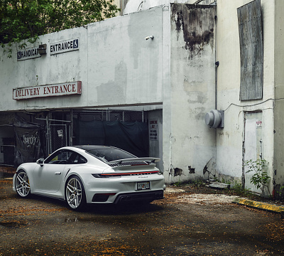 Фото дисков Vossen EVO-1R на Porsche 911 VIII