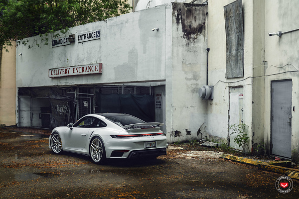 Фото дисков Vossen EVO-1R Глянцевый лак на Porsche 911 VIII
