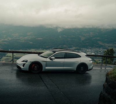 Фото дисков Vossen HF-8 на Porsche Taycan I