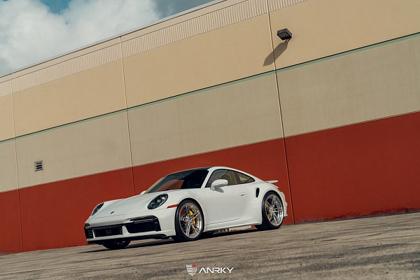 Фото дисков Anrky AN27 Полированный лак на Porsche 911 VIII