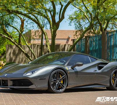 Фото дисков Vossen HF-1 на Ferrari 488