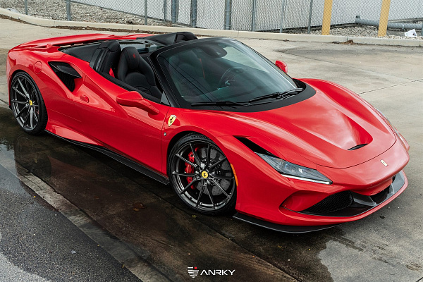 Фото дисков Anrky AN12 Глянцевый темный лак на Ferrari F8