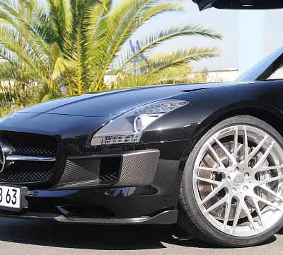 Фото дисков BRABUS Monoblock F (Platinum Edition) на Mercedes-Benz SLS AMG