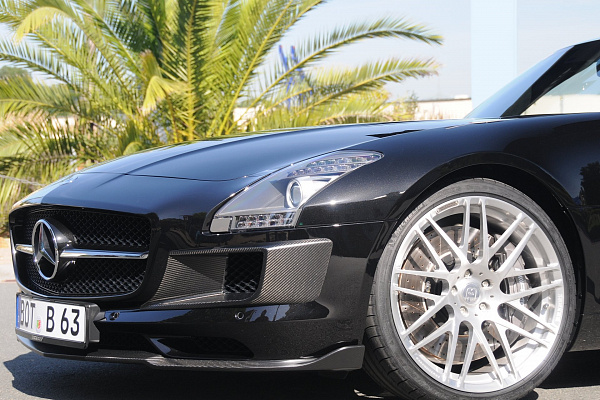 Фото дисков BRABUS Monoblock F (Platinum Edition) Сатиновый лак на Mercedes-Benz SLS AMG