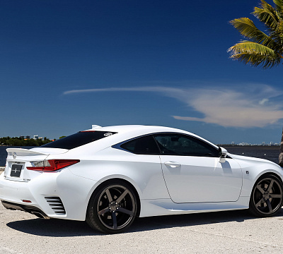 Фото дисков Vossen CV3 на Lexus RC