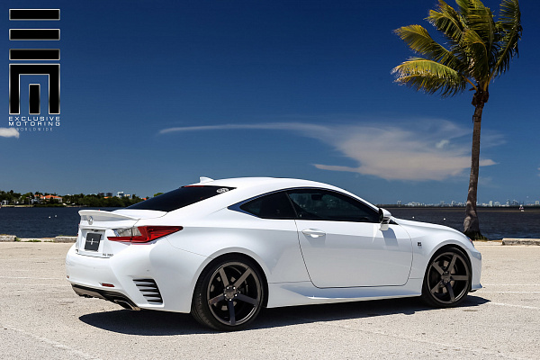 Фото дисков Vossen CV3 Глянцевый графит на Lexus RC
