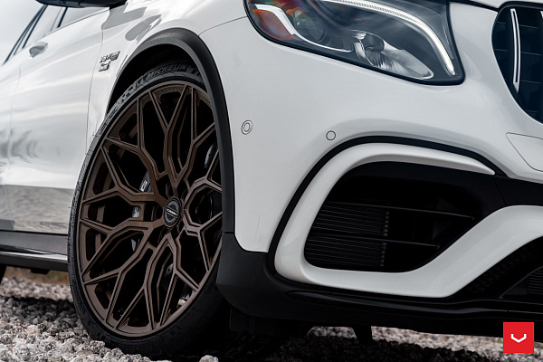 Фото дисков Vossen HF-2 Сатиновая бронза на Mercedes-Benz GLC (X253, C253)