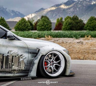 Фото дисков Strasse Wheels SM5R Deep Concave FS на BMW 4/M4 (F32/F82)