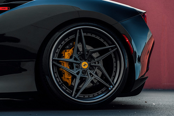 Фото дисков Anrky S3-X3 Сатиновый графит на Ferrari F8