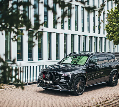 Фото дисков BRABUS Monoblock M (Platinum Edition) на Mercedes-Benz GLS (X167)