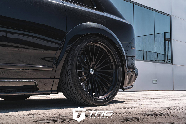 Фото дисков HRE S209H Черный сатин на Rolls-Royce Cullinan