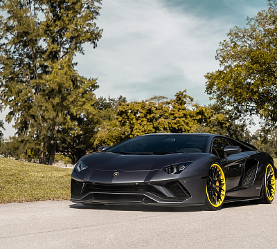 Фото дисков Anrky AN30 на Lamborghini Aventador