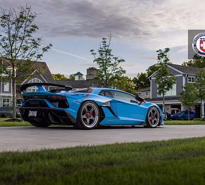 Фото дисков HRE 527 на Lamborghini Aventador
