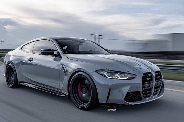 Фото дисков Strasse Wheels SV5 Deep Concave Duoblock Черный сатин на BMW 4/M4 (G22/G82)