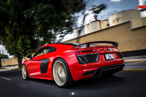 Фото дисков Anrky AN23 Сатиновая шампань на Audi R8 (4S)