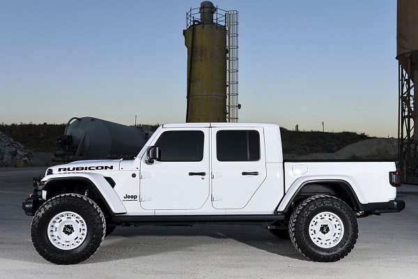 Фото дисков Black Rhino AXLE Белый сатин на Jeep Gladiator II (JT)