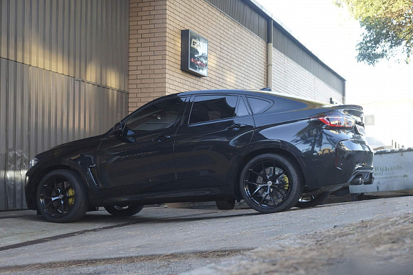 Фото дисков HRE P101 Черный глянец на BMW X6/X6 M (F16/F86)