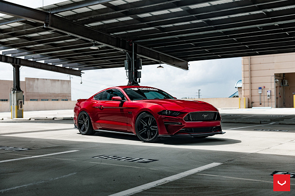Фото дисков Vossen HF-1 Алмазная проточка на Ford Mustang VI