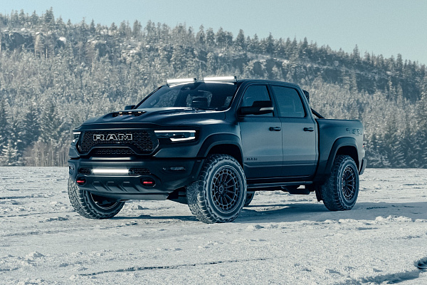 Фото дисков Brixton Forged BX03-M Черный сатин на Ram 1500 V