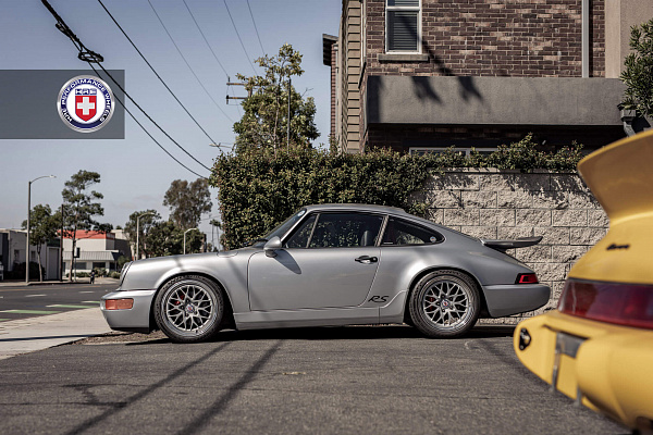 Фото дисков HRE 520 Серебро на Porsche 911 III