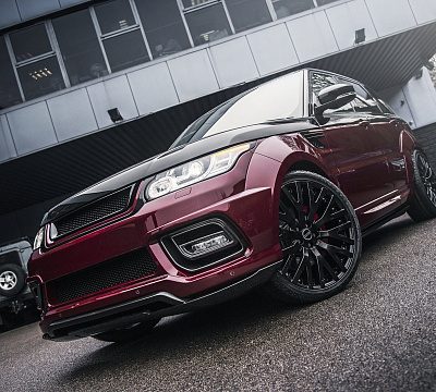 Фото дисков Kahn RS-2 на Range Rover Sport II