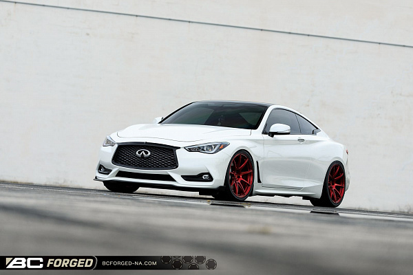 Фото дисков BC Forged RZ39 Красный глянец на Infiniti Q60 II
