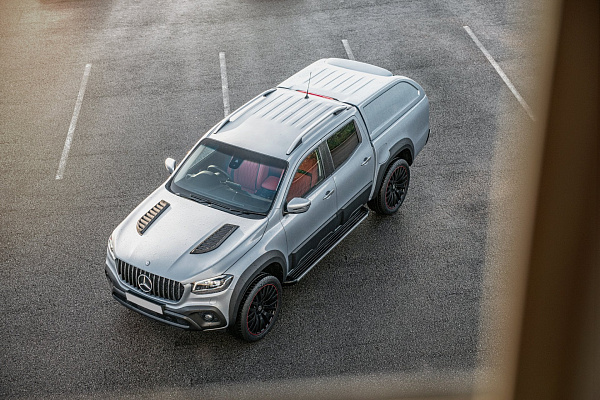 Фото дисков Kahn Kahn RS Черный сатин на Mercedes-Benz X-Class