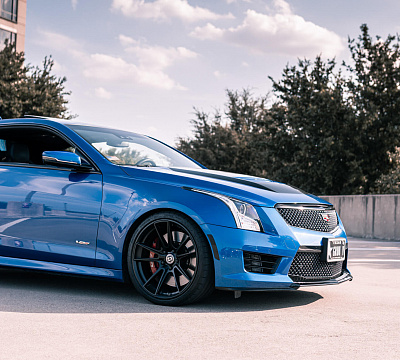 Фото дисков HRE FF04 на Cadillac ATS