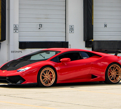 Фото дисков Strasse Wheels SV1T Deep Concave FS на Lamborghini Huracan