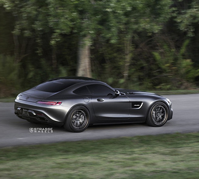Фото дисков Strasse Wheels SM7 Deep Concave FS на Mercedes-Benz AMG GT I