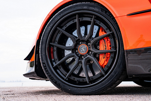 Фото дисков Strasse Wheels SV5 Deep Concave FS Черный сатин на Mercedes-Benz AMG GT I