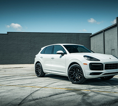 Фото дисков Vossen HF-2 на Porsche Cayenne III