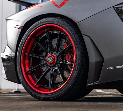 Фото дисков Strasse Wheels SV10-RS Performance на Lamborghini Aventador