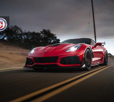 Фото дисков HRE R101 Lightweight на Chevrolet Corvette C7