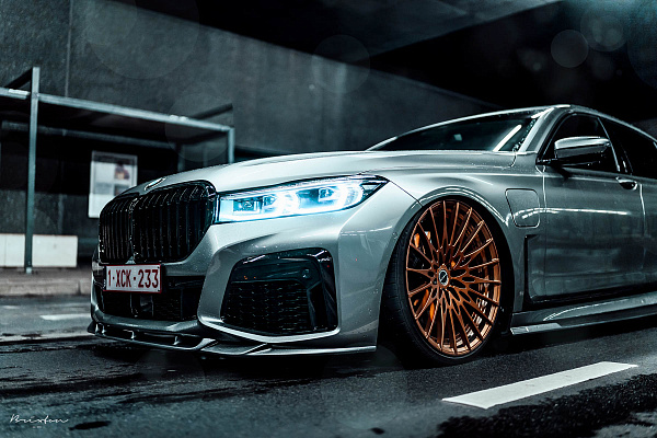 Фото дисков Brixton Forged HS1 Сатиновая медь на BMW 7 (G11/G12)