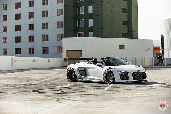 Фото дисков Vossen EVO-5R (3-Piece) Черный сатин на Audi R8 (4S)