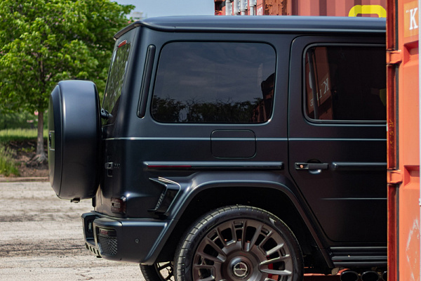 Фото дисков Brixton Forged LX03 Сатиновый темный лак на Mercedes-Benz G-Class III