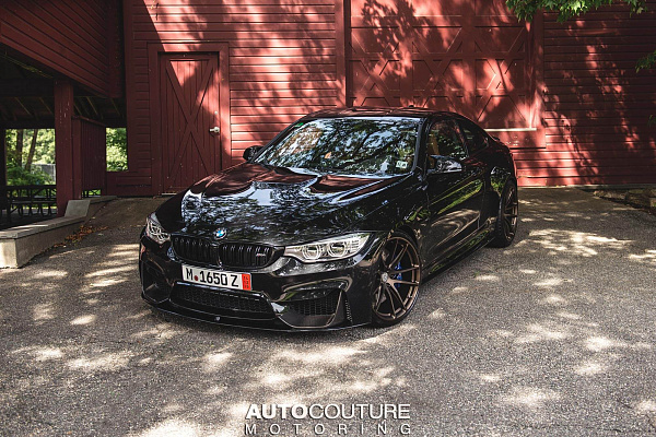 Фото дисков HRE P104 Сатиновая бронза на BMW 4/M4 (F32/F82)