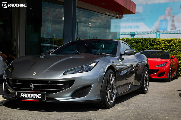 Фото дисков HRE P204 Глянцевый темный лак на Ferrari Portofino