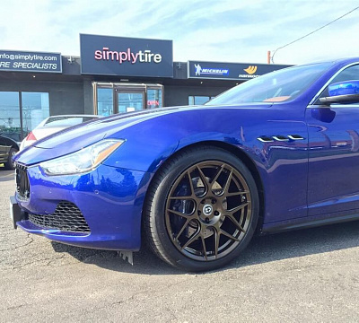 Фото дисков HRE FF01 на Maserati Ghibli
